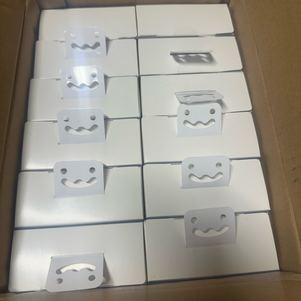 heyday White Smiley Face Electronics Boxes
